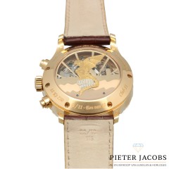 Rose Gouden Heren horloge 