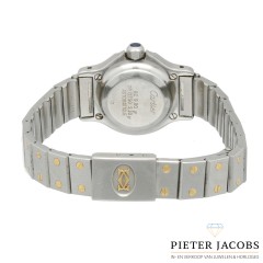 Cartier Santos Octagon goud/staal 