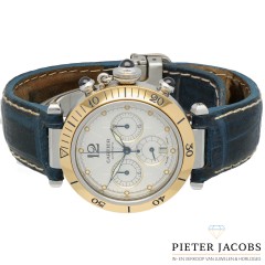 Cartier Pasha goud/staal Ref. 2113