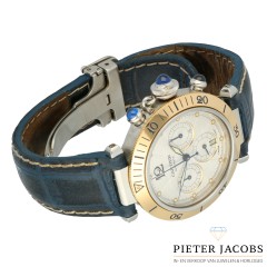 Cartier Pasha goud/staal Ref. 2113