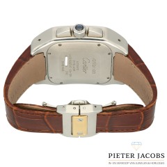 Cartier Santos 100 XL goud/staal Ref. 2740