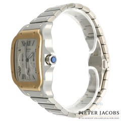 Cartier Santos de Cartier goud/staal Ref. W2SA0008