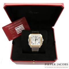 Cartier Santos de Cartier goud/staal Ref. W2SA0008