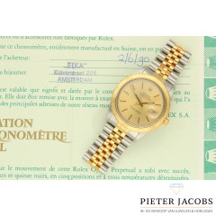 Rolex Datejust Turn-O-Graph Goud/Staal Ref. 16253