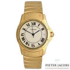 Cartier Santos Galbee Ronde 18Krt. 