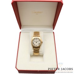 Cartier Santos Galbee Ronde 18Krt. 