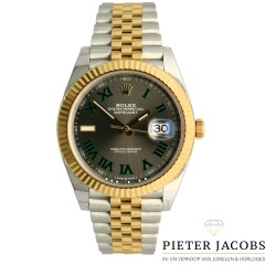 Rolex Datejust 41 Goud/Staal ''Wimbledon'' Ref.126333 