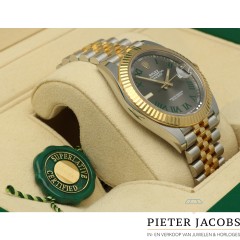 Rolex Datejust 41 Goud/Staal ''Wimbledon'' Ref.126333 