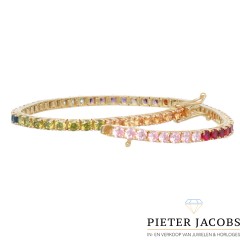 14Krt. goud armband ''Rainbow Collection''. â‚¬ 899,- nu â‚¬ 550,-