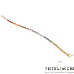14Krt. goud armband ''Rainbow Collection''. â‚¬ 899,- nu â‚¬ 550,-