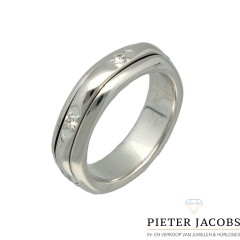 Witgouden Piaget Possession ring met Briljant