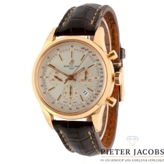 Breitling TransOcean Chronograaf 18K. Rosegoud