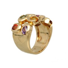 18 krt gouden cocktail-ring. Designer 