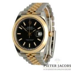 Rolex Datejust 41 Gold/Steel Black Dial 