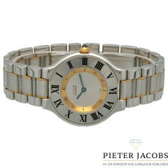 Cartier 21 Must de Cartier Goud/Staal