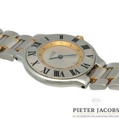 Cartier 21 Must de Cartier Goud/Staal