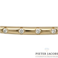 18 krt gouden armband met 7 Briljanten ca. 0.55 Ct