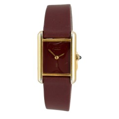 Cartier Tank Vermeil 925 AG Ref. 366001