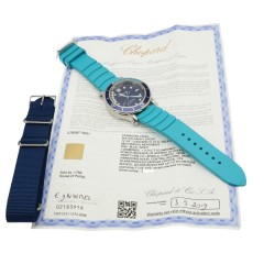 Chopard Happy Ocean Automatic Steel Diamonds Blue Dial 40mm