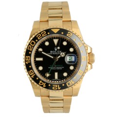 Rolex Gmt-master II Ref.116718LN 18K. Yellow Gold 