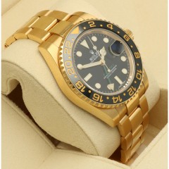 Rolex Gmt-master II Ref.116718LN 18K. Yellow Gold 