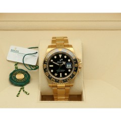 Rolex Gmt-master II Ref.116718LN 18K. Yellow Gold 