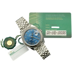 Rolex Datejust 41 Jubilee Ref.126334 Blue Roman Dial