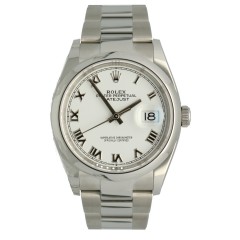 Rolex Datejust 36 White Roman Ref.126200 