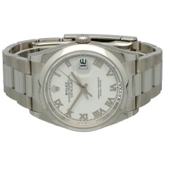 Rolex Datejust 36 White Roman Ref.126200 