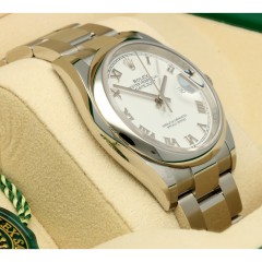 Rolex Datejust 36 White Roman Ref.126200 