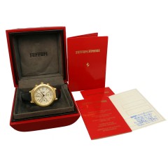 18 K. goud Ferrari By Cartier Chrono ''F40'' 