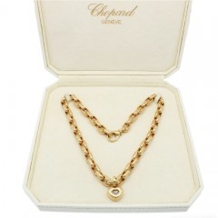 18 Krt  Chopard Happy Diamonds Collier 0.05 Ct