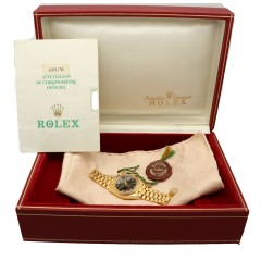 Rolex Lady-Datejust 26mm Bark 18K. Goud Ref.69178