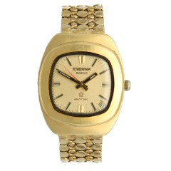 Eterna Sonic Electronic Vintage 18 K. Goud