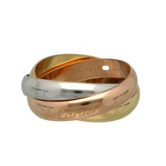 18 Krt Cartier trinity ring, zware uitvoering maat 22 1/2