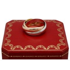 18 Krt Cartier trinity ring, zware uitvoering maat 22 1/2