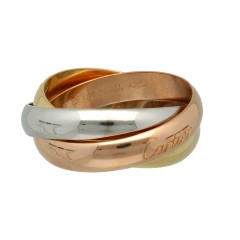 18 Krt Cartier trinity ring, zware uitvoering maat 22 1/2