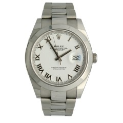 Rolex Datejust 41 White Roman Ref.126300