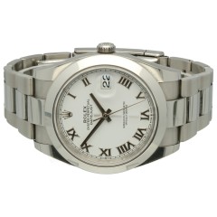 Rolex Datejust 41 White Roman Ref.126300