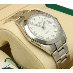 Rolex Datejust 41 White Roman Ref.126300