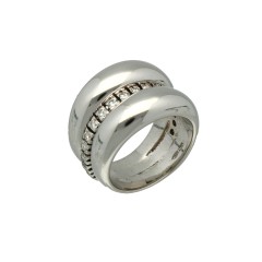 Massief Witgouden Briljant ring 0.50 Ct