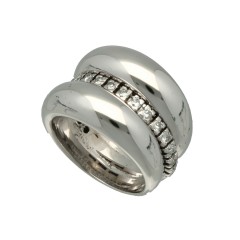 Massief Witgouden Briljant ring 0.50 Ct