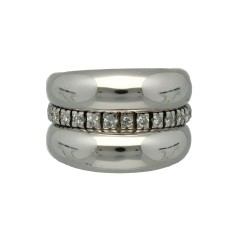 Massief Witgouden Briljant ring 0.50 Ct