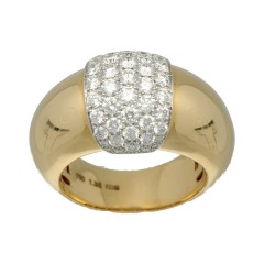 18 Krt gouden Briljant ring 1.35 Ct