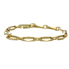 14 krt massief gouden Close for Ever armband