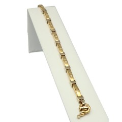 18 krt Bi- Color Gouden Armband met briljant van Baraka