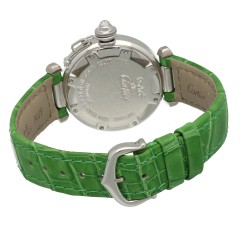 Cartier Pasha 32 MM Witgoud / Diamanten