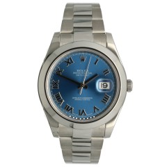 Rolex Datejust II Ref: 116300 Blue Index GERESERVEERD