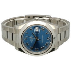 Rolex Datejust II Ref: 116300 Blue Index GERESERVEERD