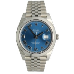 Rolex Datejust 41 Ref.126300 Azzurro Blue